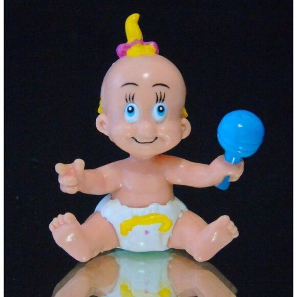 Disney Baby Herman Who Framed Roger Rabbit PVC Toy Vintage 1987 Miniature - Picture 5 of 5